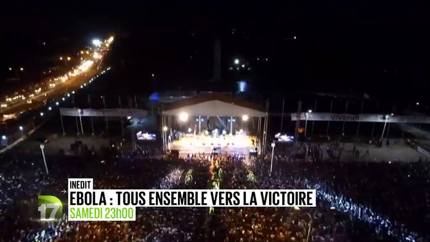 Le concert Ebola, tous ensemble vers la victoire sur D17 à 23h