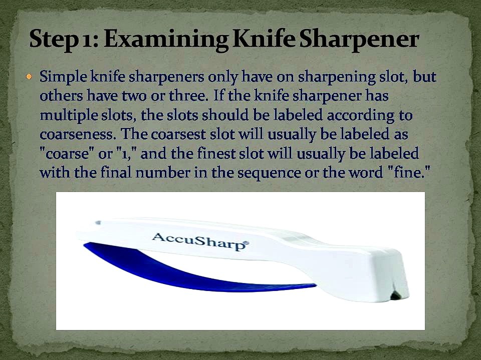 How To Sharpen Knives Using Knife Sharpener