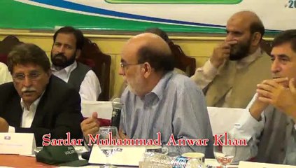 Sardar Muhammad Anwar Khan Speech 17 Sept 2015, Islamabad