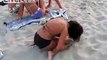 LiveLeak.com - Drugged up girl on the beach in Kazantip, Crimea