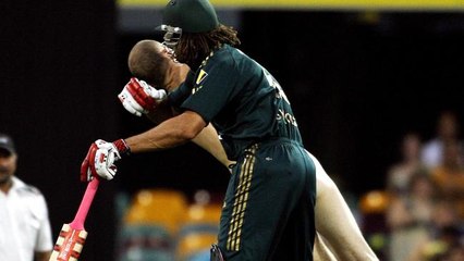 Andrew Symonds Takes Out Streaker at the Gabba - Full Video
