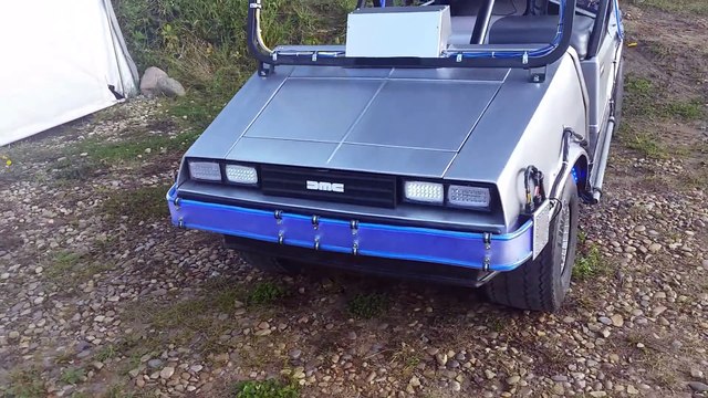 Voiturette de Golf Delorean - Retour vers le futur!