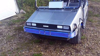 Voiturette de Golf Delorean - Retour vers le futur!