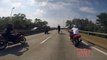 Motorcycle Stunts Beautiful GIRL Riding Wheelies Long Highway Wheelie Ride Of The Century