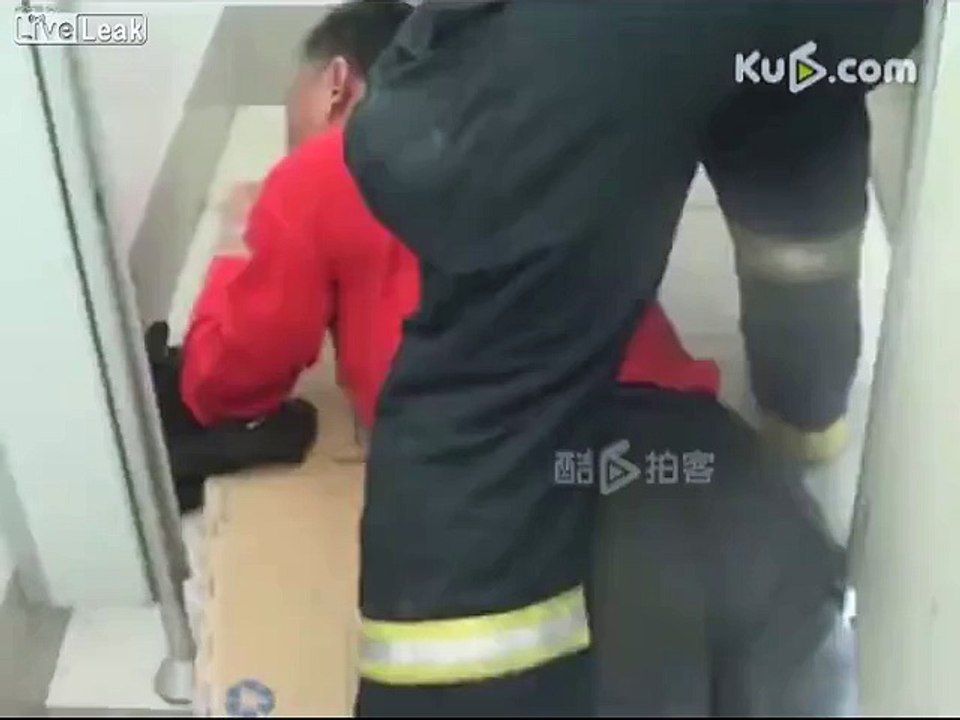 Man gets arm stuck in toilet when retrieving keys