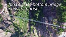 Glass Bridge In China,China Glass bridge Open For Tourist