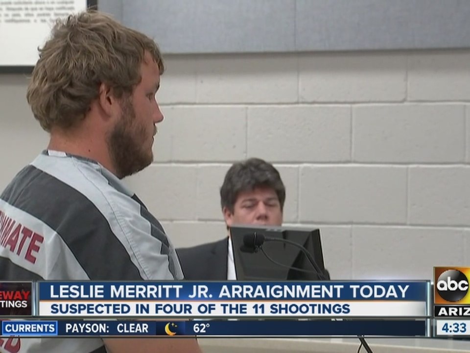 Phoenix freeway shooting suspect arraignment today