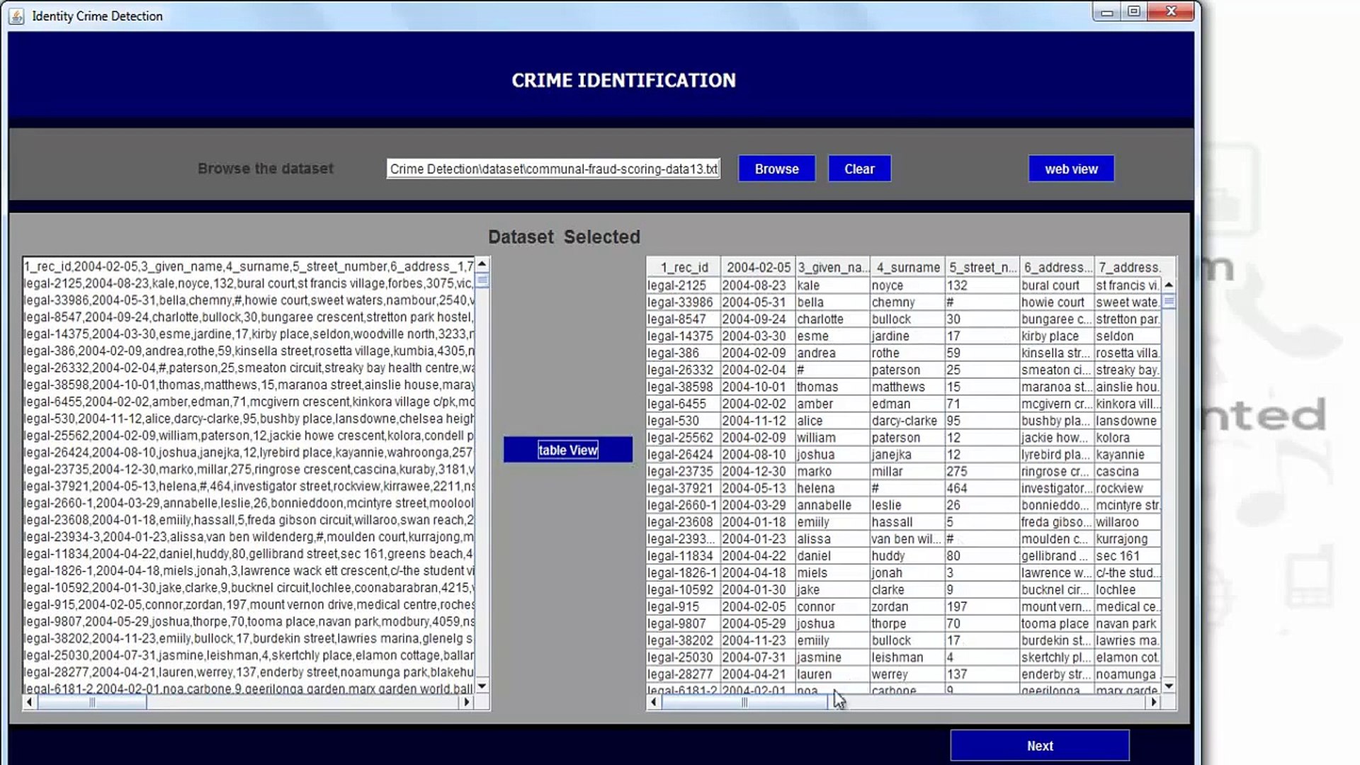 Java Projects - Java Application Project output - Latest Java Projects