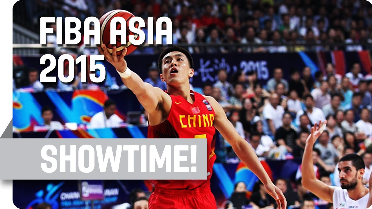 Guo Dribble + Fake Behind-the-Back Pass and Finish! - 2015 FIBA Asia Championship