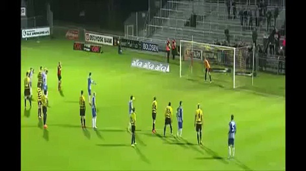 Danish Striker Downs A Point Of Beer While Celebrating A Goal