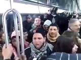 ISIS recruits shout Allah Akbar in Refugee trains going to G
