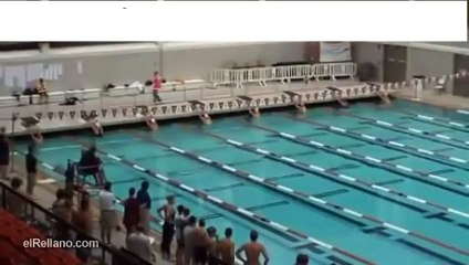 Swimmers Unique Tactic to Win Race Hill taylor The Dolphin Man Denied Record amazing OMG