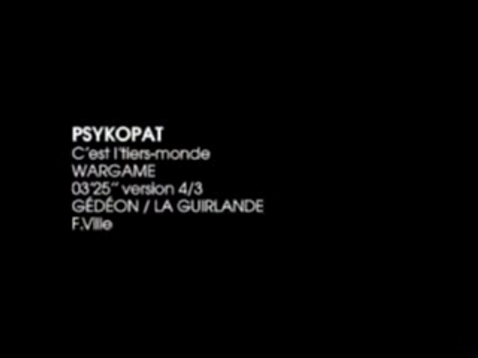 Psykopat-C Est Te Tiers Monde-