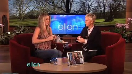 Jennifer Aniston Tests the Vibrating Bra