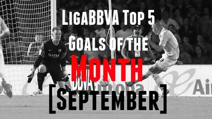 LigaBBVA-Top 5 Goals of the month (September) - Season 2015-16