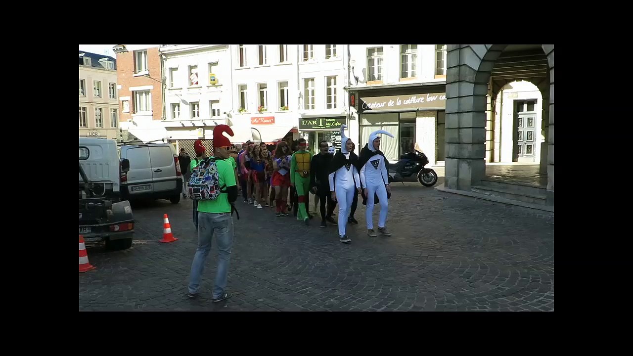 Journée d'intégration des élèves de première année d'Elisa à Saint-Quentin