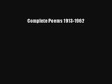 Complete Poems 1913-1962 Livre Télécharger Gratuit PDF