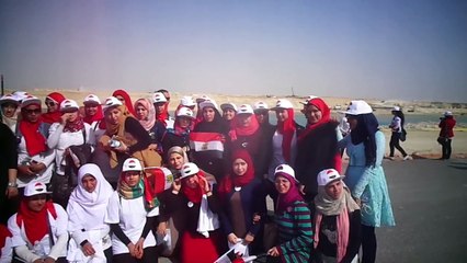 وفد وزارة الشباب فى قناة السويس الجديدة مارس 2015