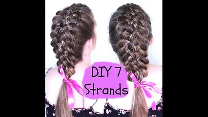 7 STRAND BRAID HAIR TUTORIAL