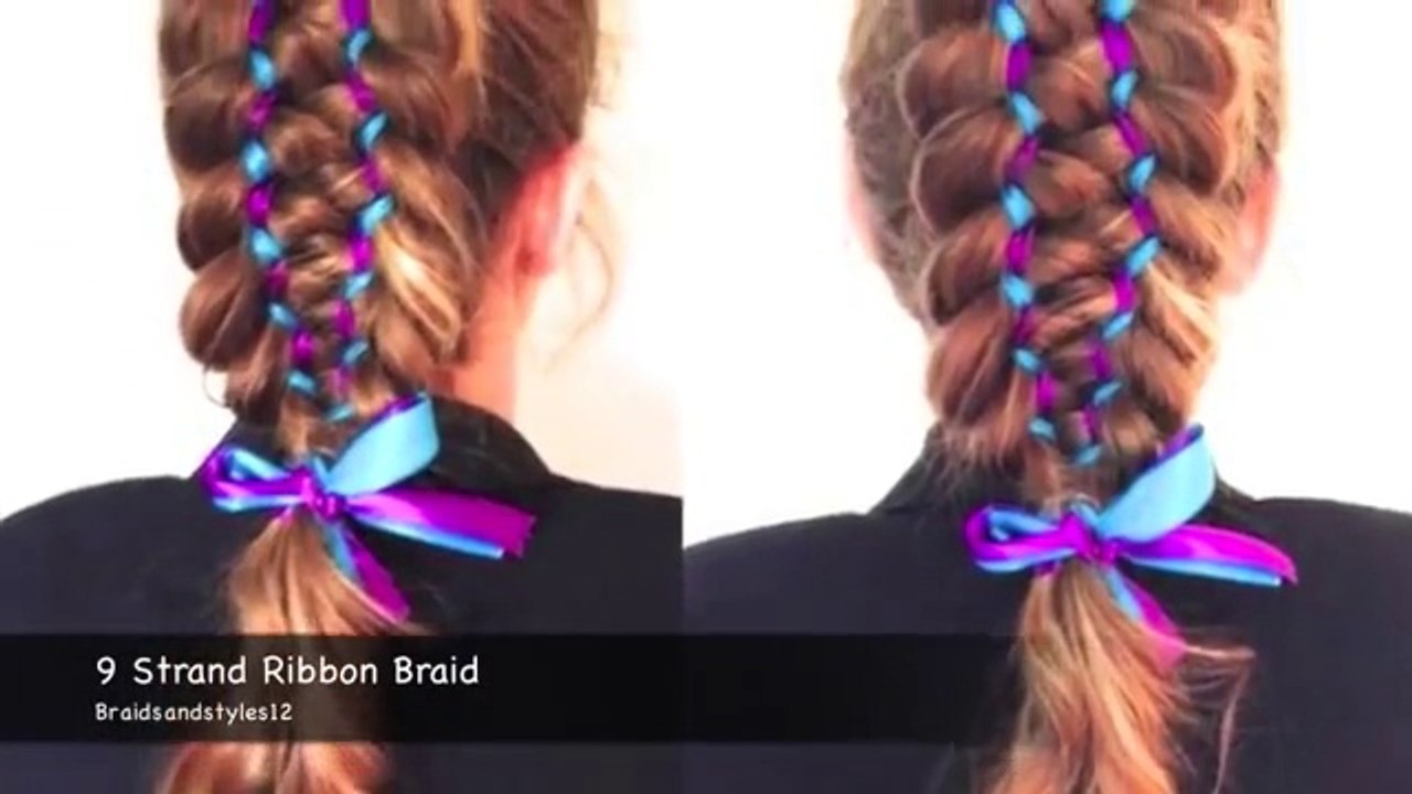 HOW TO DO A 9 STRAND HairStyle