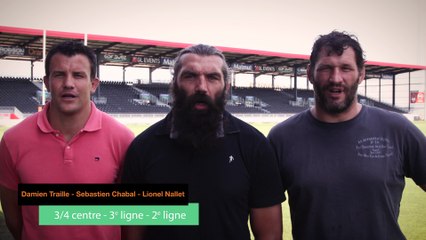 Damien Traille, Sébastien Chabal et Lionel Nallet chantent la Marseillaise pour soutenir les Bleus !