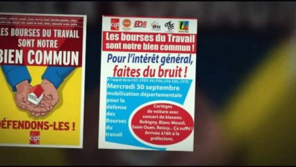 Rouler pour defendre les bourses du travail