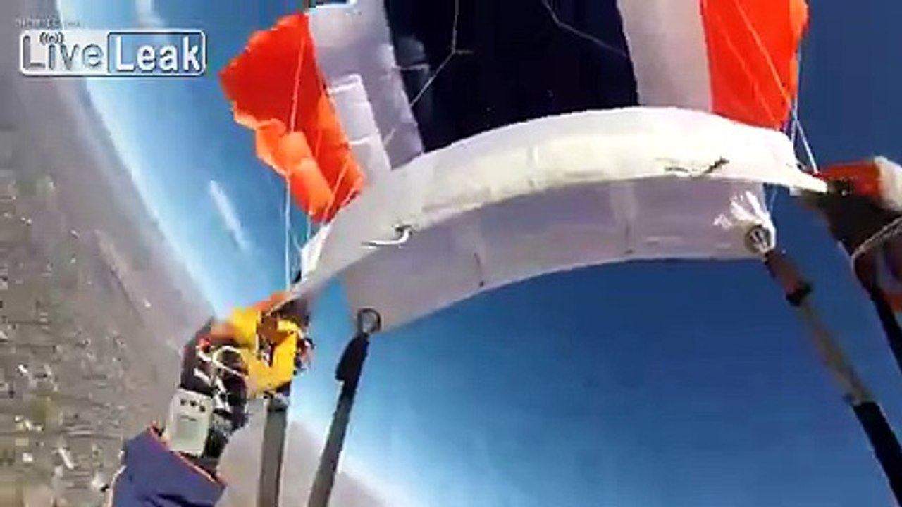 Skydive into stadium