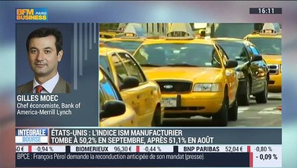 Décryptage de l'actualité macro-économique: Gilles Moëc - 01/10