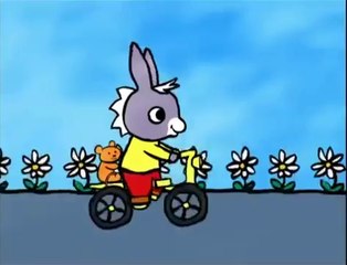 L'âne Trotro -Trotro fait du vélo