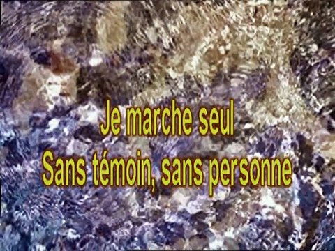 KARAOKE JEAN-JACQUES GOLDMAN - Je marche seul