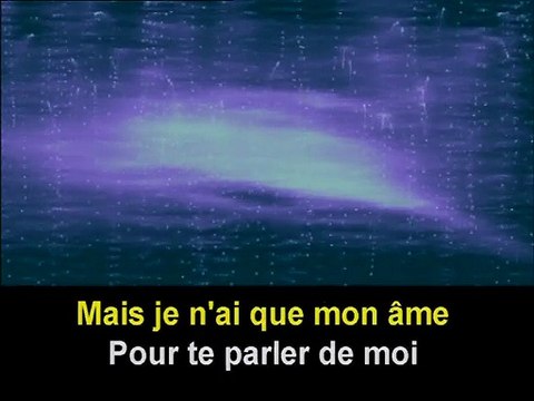 KARAOKE NATASHA ST-PIER - Je n'ai que mon âme