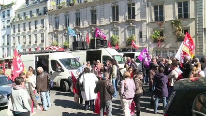 Manifestation à Paris contre le projet de loi santé
