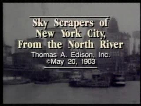 1903-Edison - Skyscrapers New York