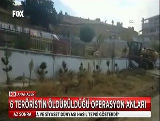 Bitlis'te 6 PKK'lı teröristin öldürüldüğü operasyondan görüntüler