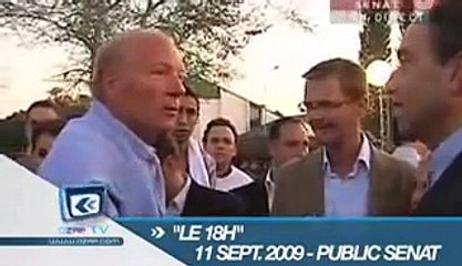 Brice Hortefeux - Arabe ou Auvergnat? - Extrait de vidéo Public Sénat le 05/09/09