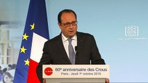 Discours à l’occasion du 60ème anniversaire des CROUS
