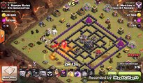 Clash of Clans [Three Star war Attacks ] TH9 Attacks for 3 Stars in Clash Of Clans