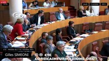 #Corse Gilles Simeoni, @FemuACorsica intervient sur le sujet du #PADDUC avant son vote