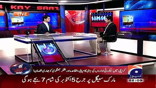 Aaj Shahzaib Khanzada Ke Saath – 1st October 2015