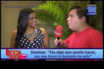 Denisse Angulo habla de los motivos de la salida de su antiguo canal