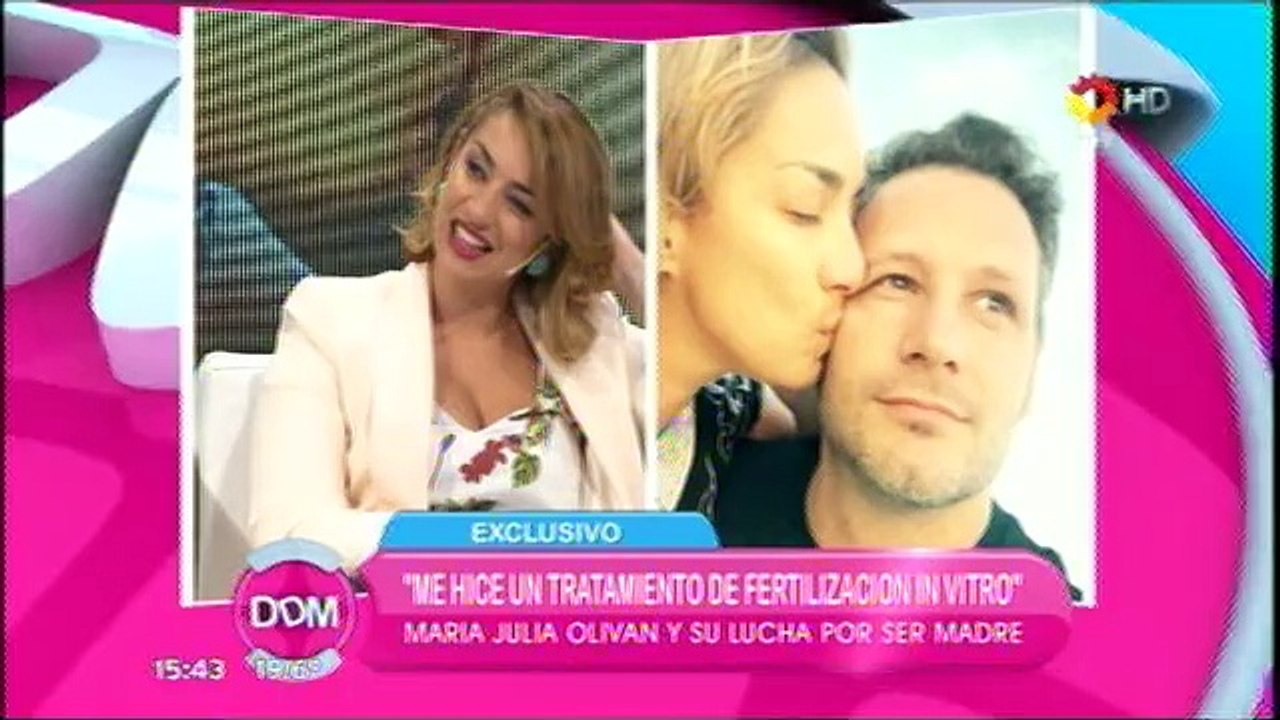 Maria Julia Olivan habla sobre su embarazo