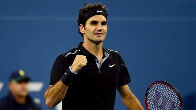 Roger Federer 4 Aces in a row against Sampras at MSG 2008