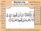 Surrah 072_012 Jin Very Simple Listen, look & learn word by word urdu translation of Quran in the easiest possible metho