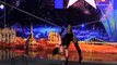 Amazing tightrope walker stuns judges & audience on Ukraines Got Talent