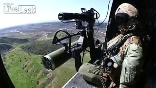 Marines Attack Helicopter OPENS FIRE