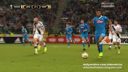 0-2 Gonzalo Higuaín Fantastic Goal |  Legia Warsawa v. Napoli 01.10.2015 HD