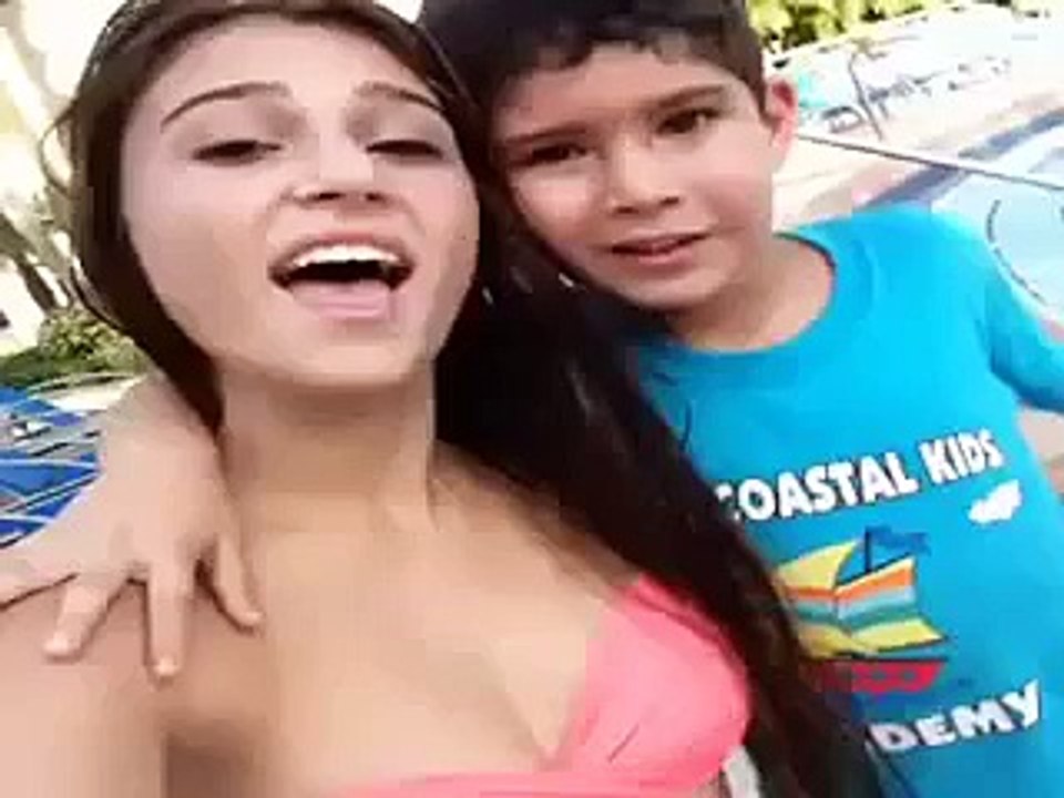 naughty kids taking advantage for being so close