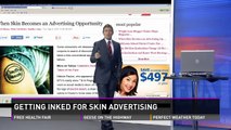 Skin advertising offers discounts and rewards
