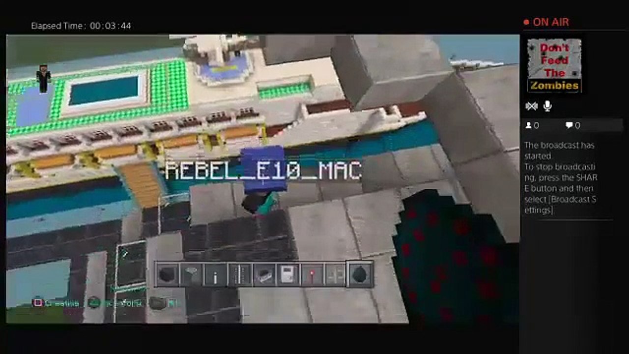 Minecraft Fun Live PS4 Broadcast