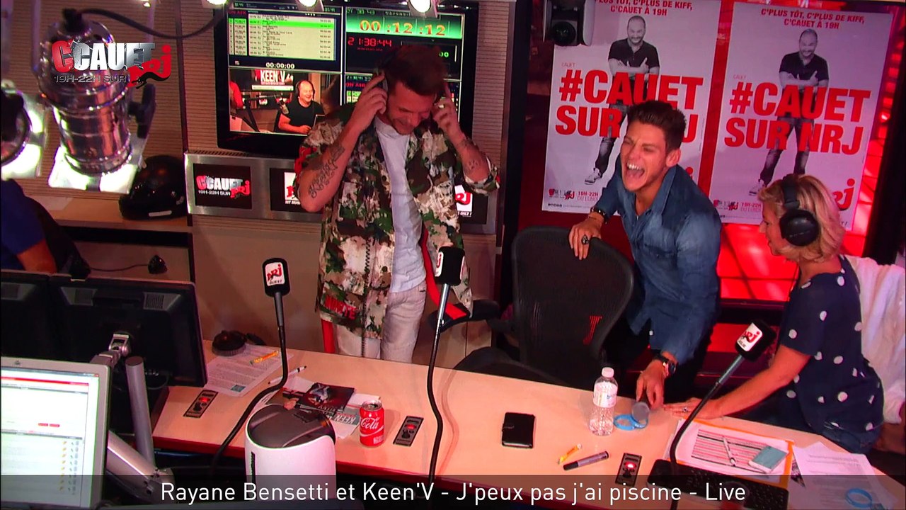 Rayane Bensetti et Keen'V - J'peux pas j'ai piscine - Live - C'Cauet sur NRJ